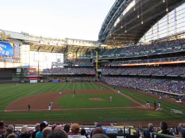 American Family Field, section: 224, row: 7, seat: 1