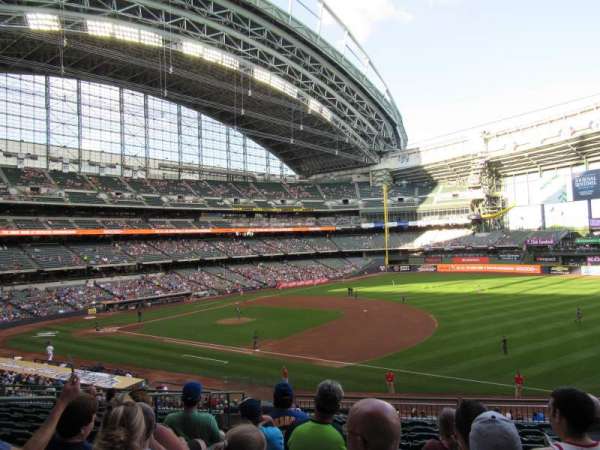 American Family Field, section: 210, row: 11, seat: 6