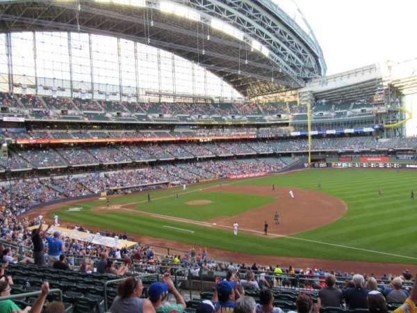 American Family Field, section: 210, row: 11, seat: 6