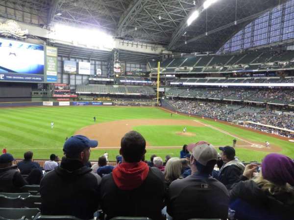 American Family Field, section: 225, row: 13, seat: 4