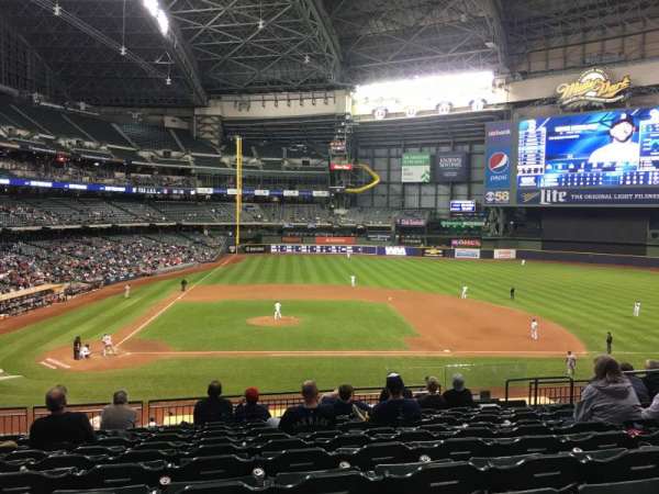 American Family Field, section: 214, row: 11, seat: 10