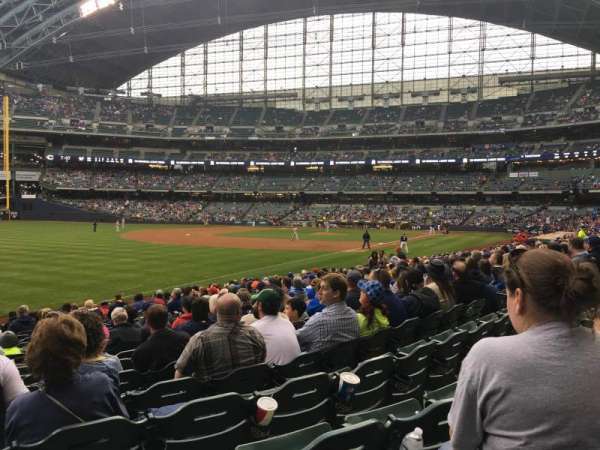 American Family Field, section: 128, row: 18, seat: 13