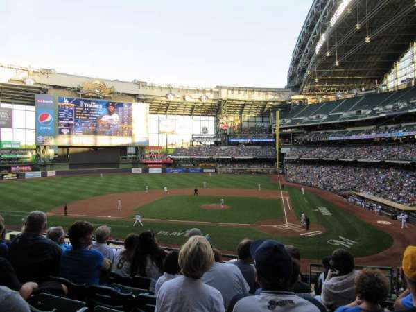American Family Field, section: 222, row: 6, seat: 7