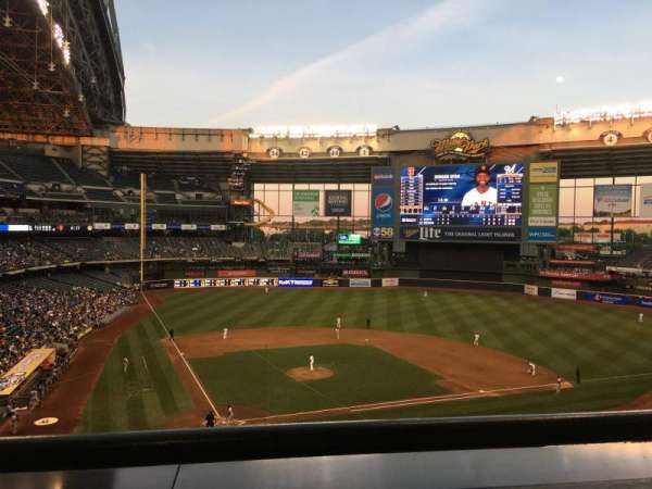 American Family Field, section: 325, row: 1, seat: 2