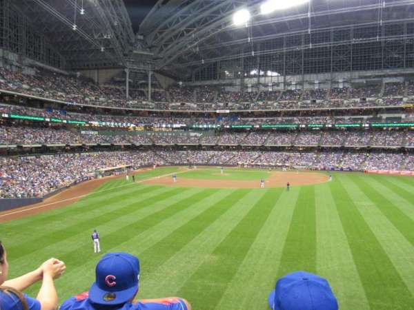 American Family Field, section: 202, row: 2, seat: 4