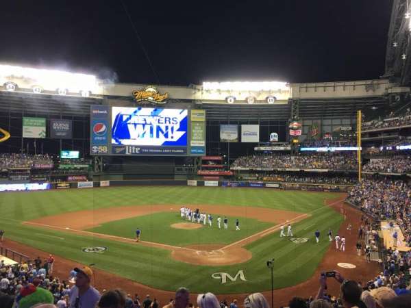 American Family Field, section: 219, row: 7, seat: 18