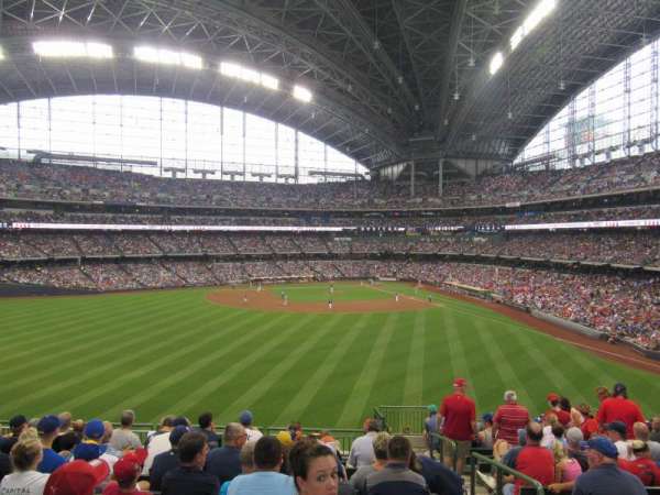 American Family Field, section: 238, row: 6, seat: 1