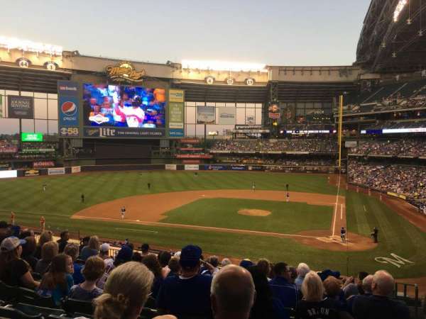 American Family Field, section: 222, row: 11, seat: 2