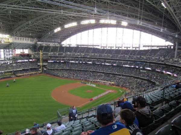 American Family Field, section: 434, row: 20, seat: 10