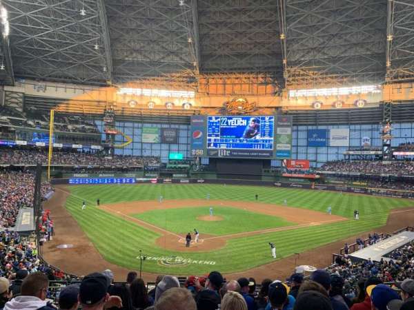 American Family Field, section: 218, row: 8, seat: 18