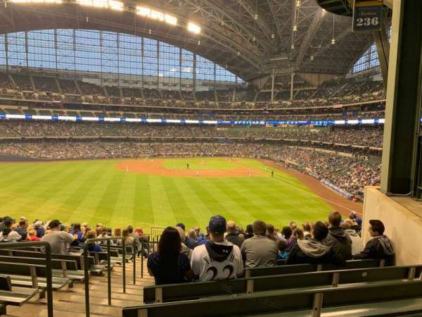 American Family Field, section: 236, row: 16, seat: 20