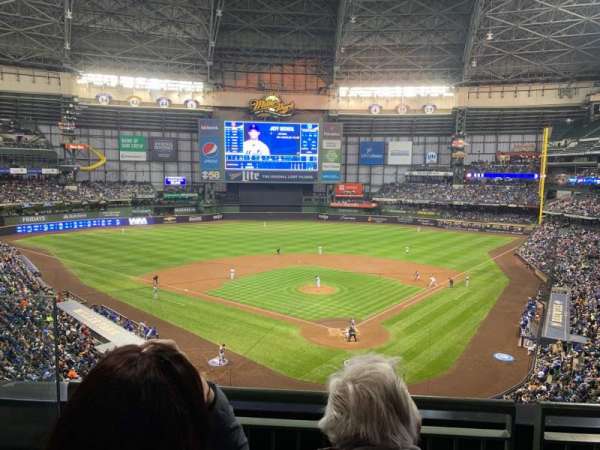American Family Field, section: 331, row: 2, seat: 9
