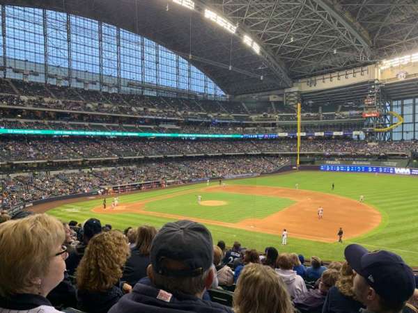 American Family Field, section: 211, row: 11, seat: 12