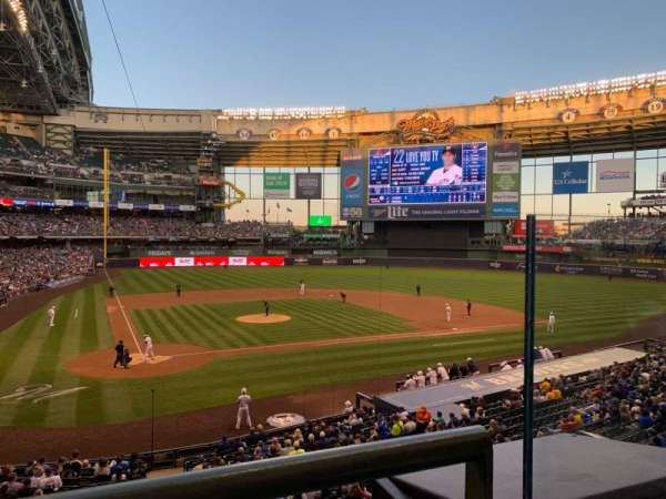 American Family Field, section: 216, row: 1, seat: 11