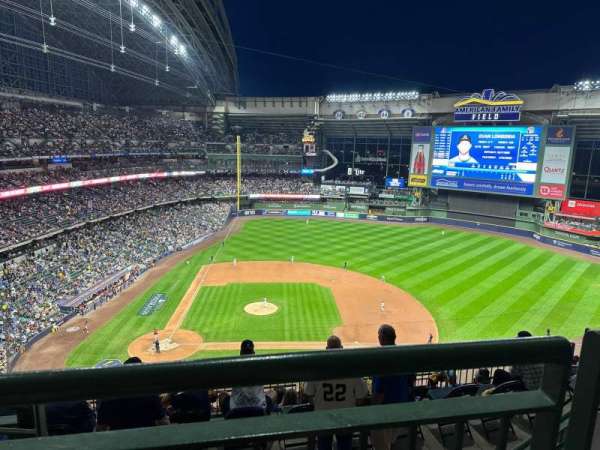 American Family Field, section: 416, row: 9, seat: 9