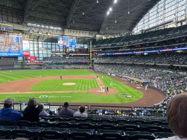 American Family Field, section: 222, row: 7, seat: 14