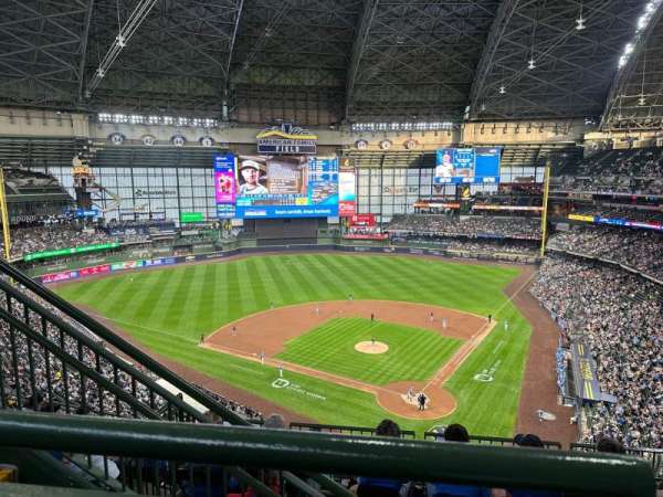 American Family Field, section: 424, row: 8, seat: 17