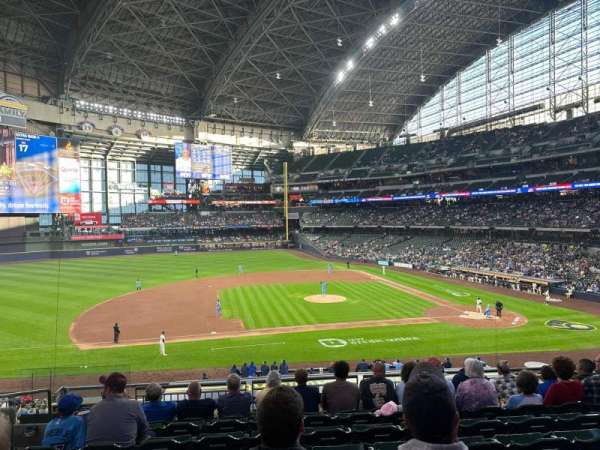 American Family Field, section: 224, row: 8, seat: 18