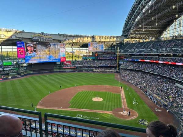 American Family Field, section: 427, row: 2, seat: 2