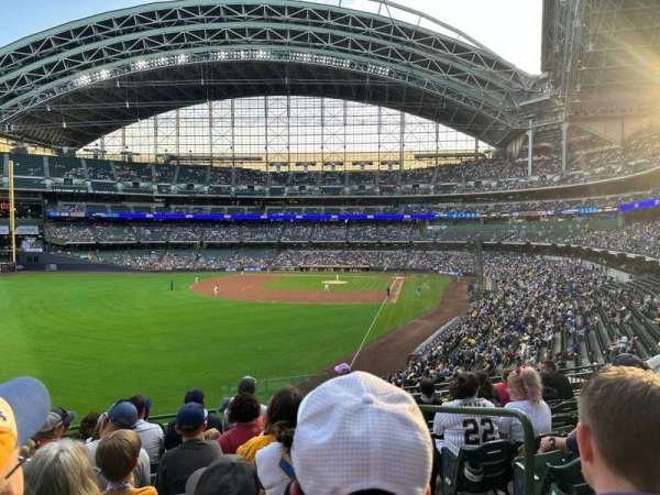 American Family Field, section: 233, row: 8, seat: 2