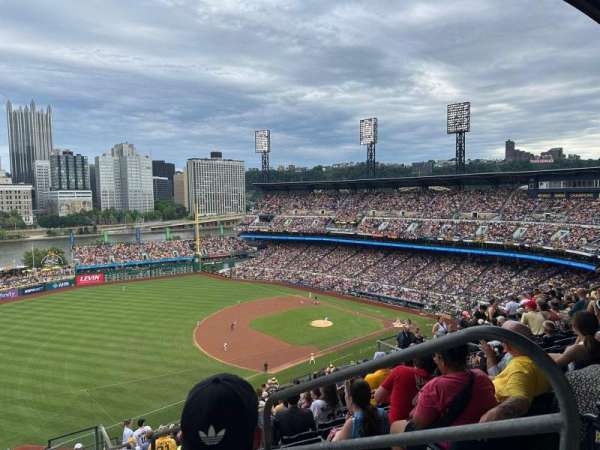 PNC Park, section: 329, row: V, seat: 2