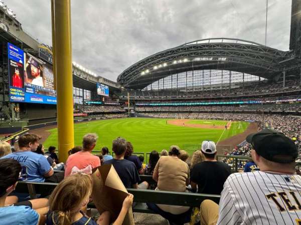 American Family Field, section: 233, row: 5, seat: 2