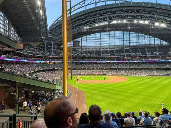 American Family Field, section: 205, row: 12, seat: 2
