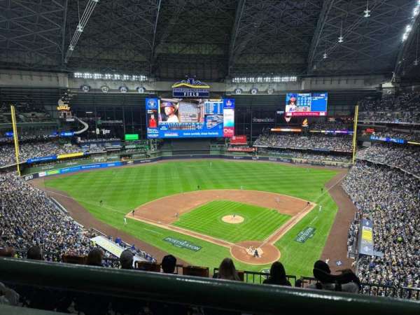 American Family Field, section: 424, row: 8, seat: 7