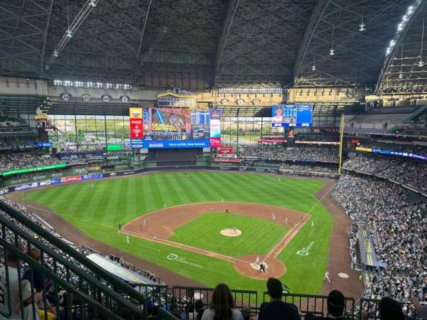 American Family Field, section: 424, row: 8, seat: 17