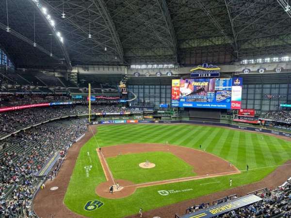 American Family Field, section: 419, row: 1, seat: 11