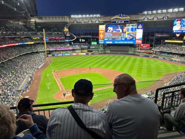 American Family Field, section: 419, row: 3, seat: 12