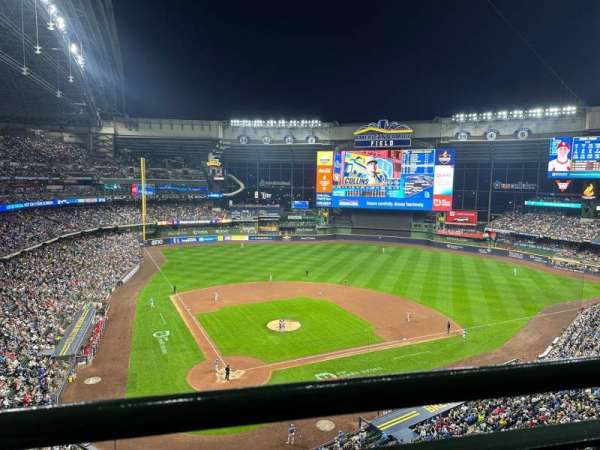 American Family Field, section: 419, row: 1, seat: 2