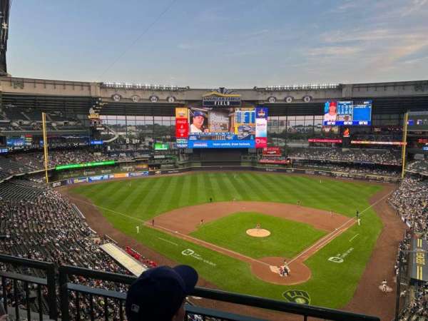 American Family Field, section: 424, row: 2, seat: 2