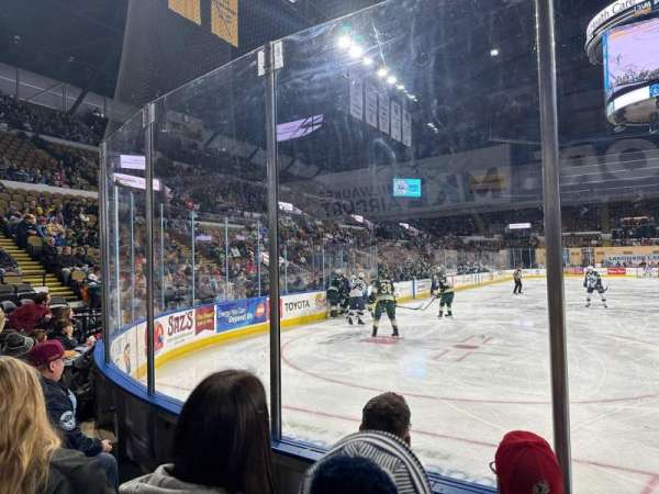 UW-Milwaukee Panther Arena, section: 101, row: 3, seat: 4