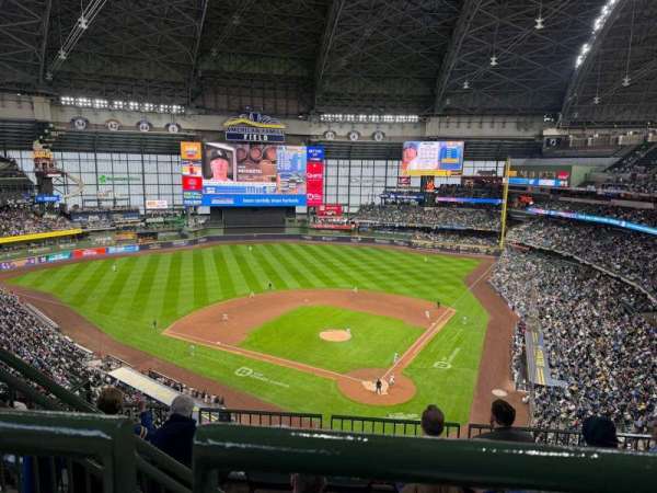 American Family Field, section: 424, row: 8, seat: 16