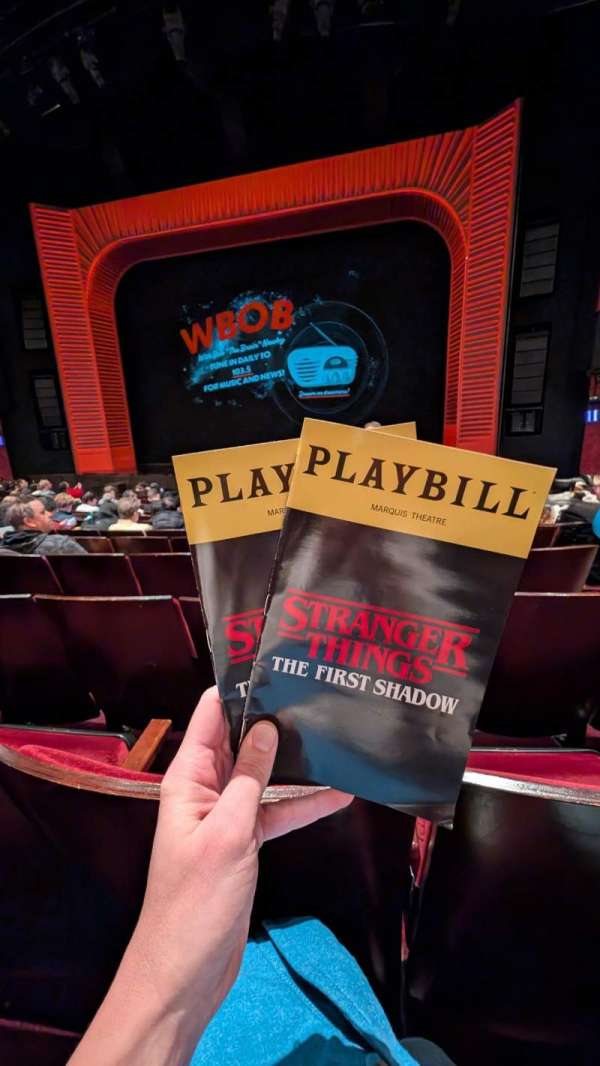 Marquis Theatre, section: Orchestra C, row: M, seat: 120