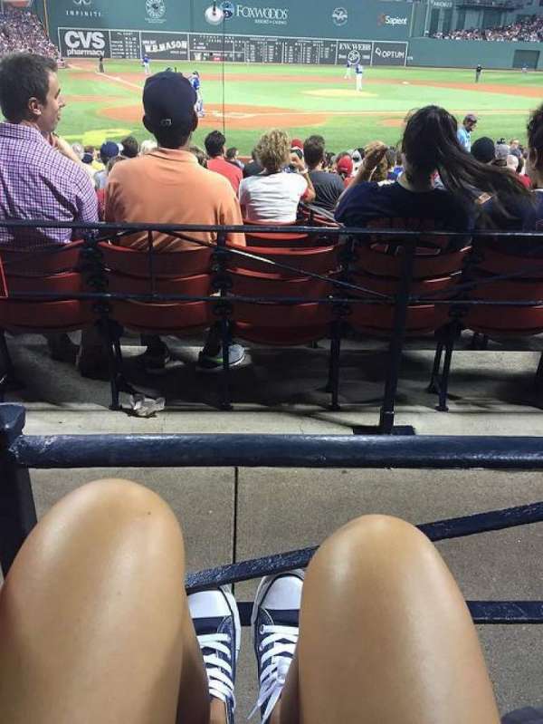 Fenway Park, section: Loge Box 126, row: AA, seat: 4