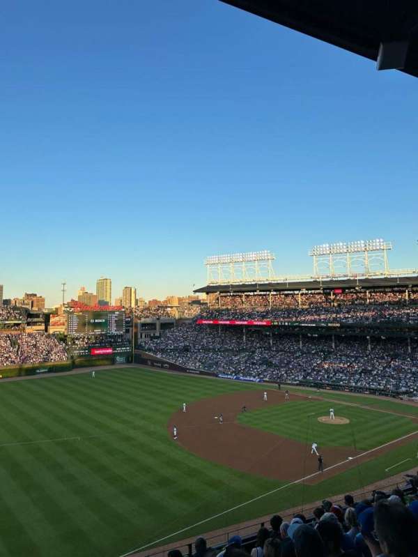 Wrigley Field, section: 306L, row: 10, seat: 3-4