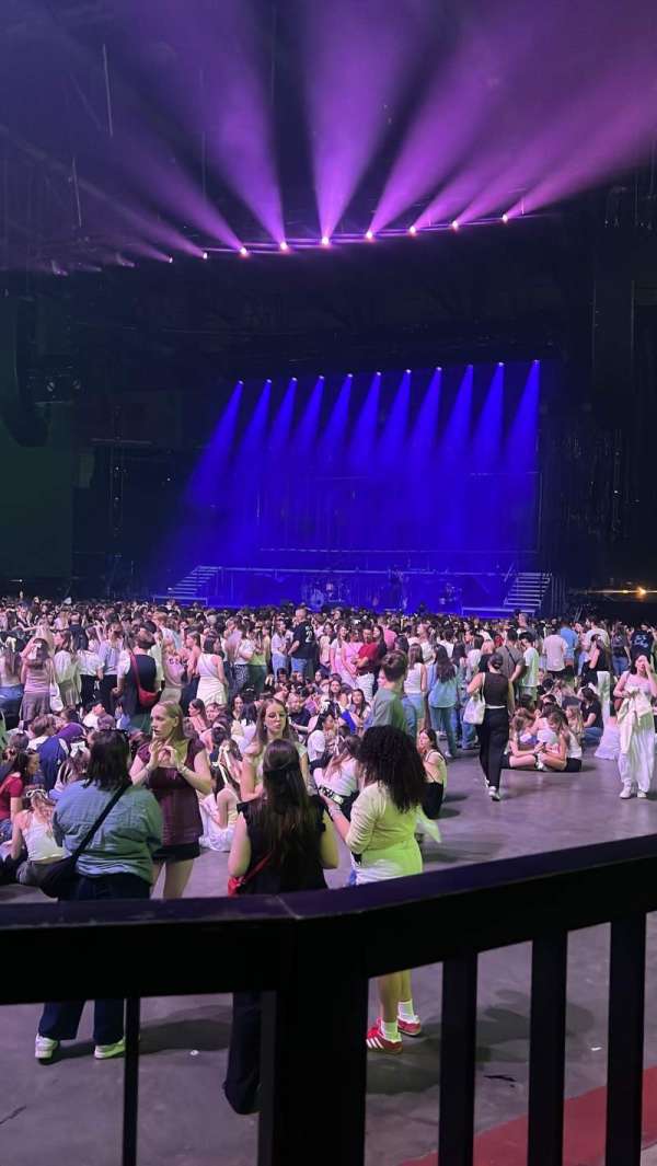 Vorst Nationaal, section: 111, row: 1, seat: 1