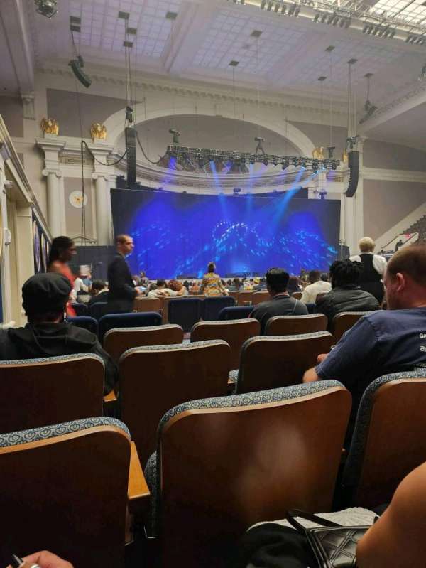 DAR Constitution Hall, section: Orchestra, row: FF, seat: 9