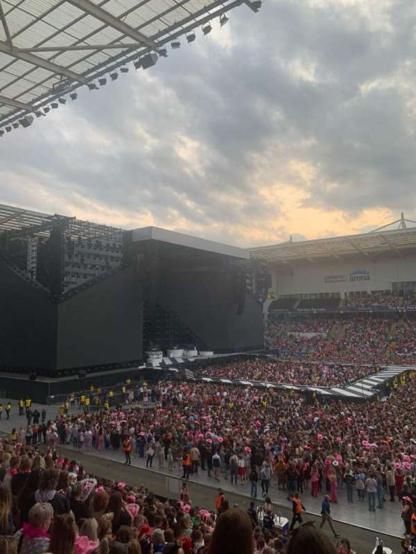 Coventry Building Society Arena, section: 20, row: AA, seat: 9