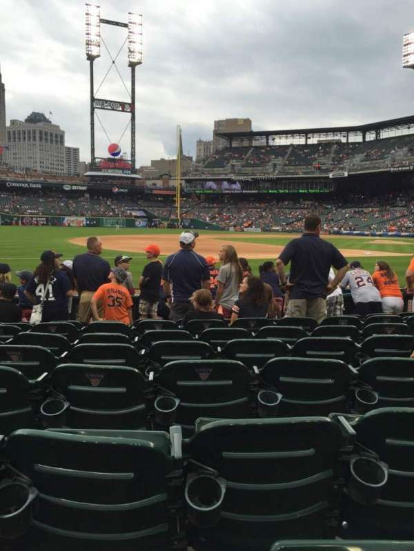 Comerica Park, section: 137, row: 9, seat: 13