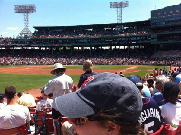 Fenway Park, section: Field Box 82, seat: 4