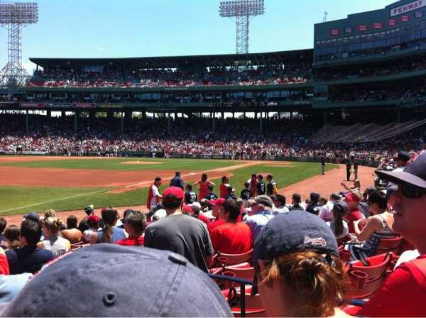 Fenway Park, section: Field Box 77, row: M