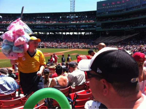 Fenway Park, section: Field Box 76, row: M