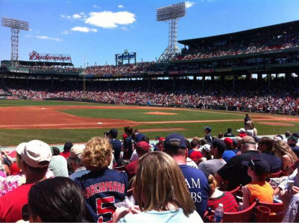 Fenway Park, section: Field box 68, row: M