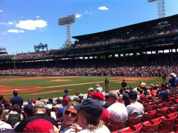 Fenway Park, section: Field box 66, row: M