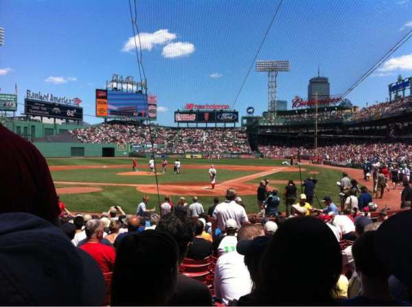 Fenway Park, section: Field box 48, row: M