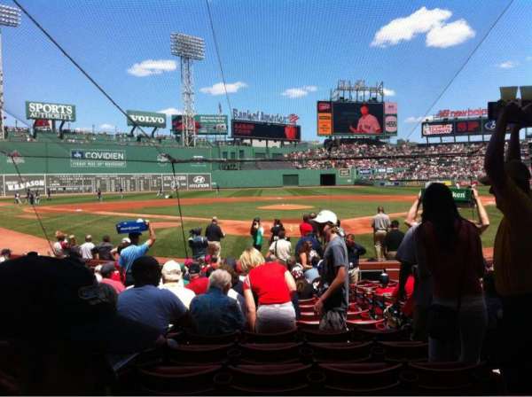 Fenway Park, section: Field box 45, row: M