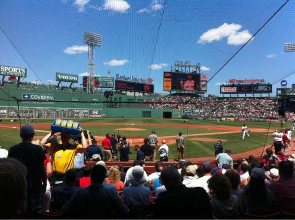 Fenway Park, section: Field box 44, row: M